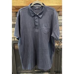 mens DUCK and COVER blue short sleeve polo shirt sz xxl *B7